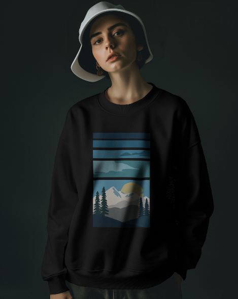 Mountain unisex sweatshirts