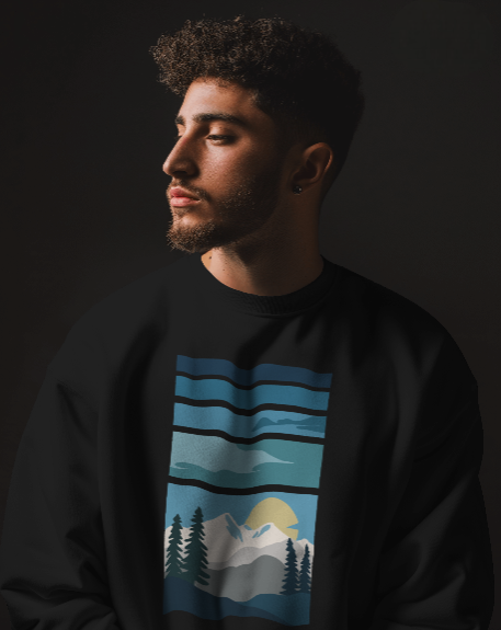 Mountain unisex sweatshirts