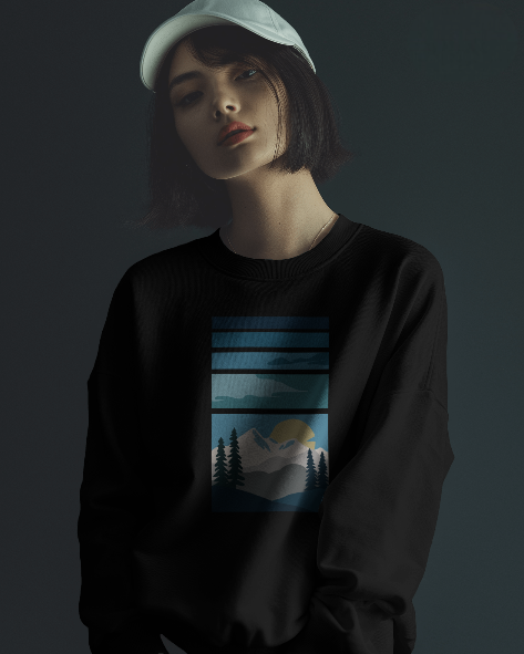Mountain unisex sweatshirts