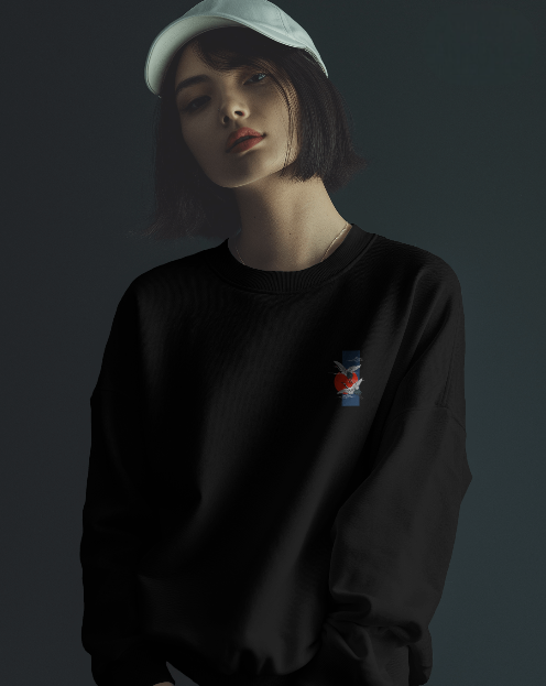 Japanese crane unisex Sweatshirt
